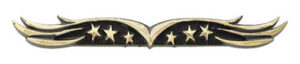 TRIM CENTRE STAR 90mm GOLD/CRYSTAL