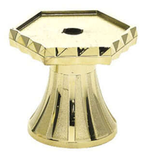 PEDESTAL HEXAGON DIAMOND GOLD 50mmX50mmX50mm