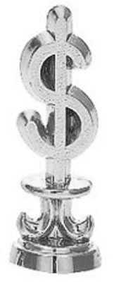 DOLLAR FIGURE SILVER 60mm