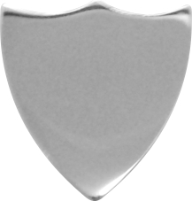 SILVER SHIELD SMALL 30mm X 40mm